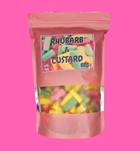 Haribo Rhubarb &  Custards Pouch (500g)