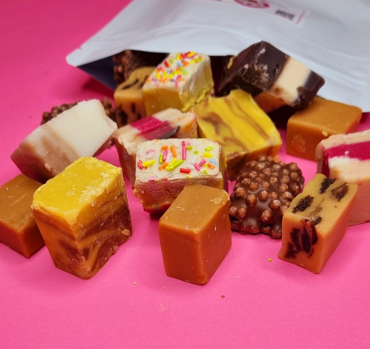 Mixed Fudge Selection Pouch (400g) Sweets Delivered Plymouth