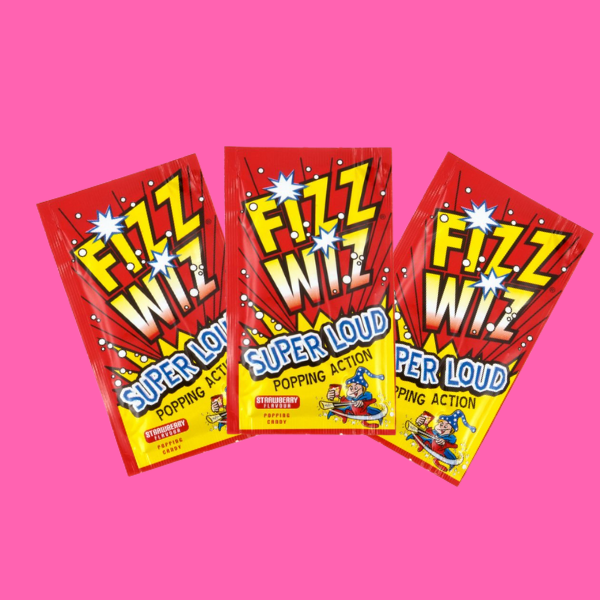 Strawberry Fizz Wiz Popping Candy