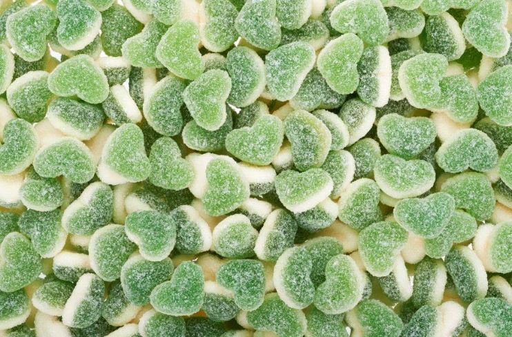 Apple & Custard Hearts