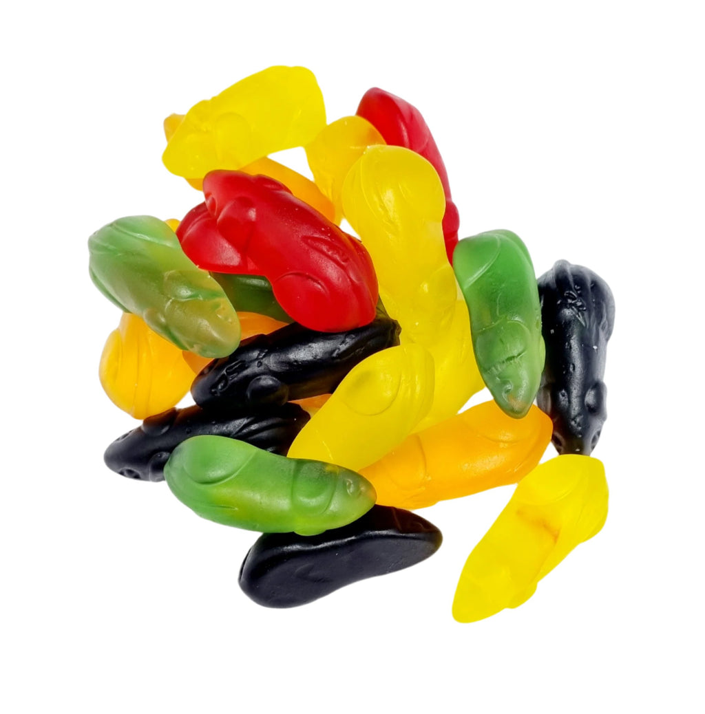 Fruit flavour giant gummy mice sweets