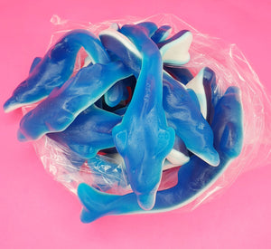 Giant gummy Dolphins