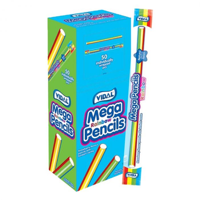 Mega Rainbow Pencils 25g