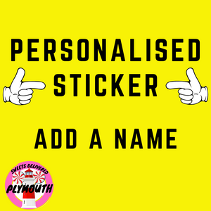 Personalised sticker: Add a Name