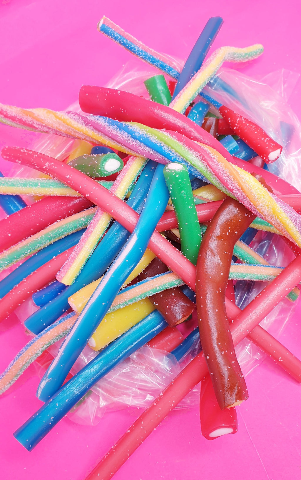 mixed sweet pencils and cables